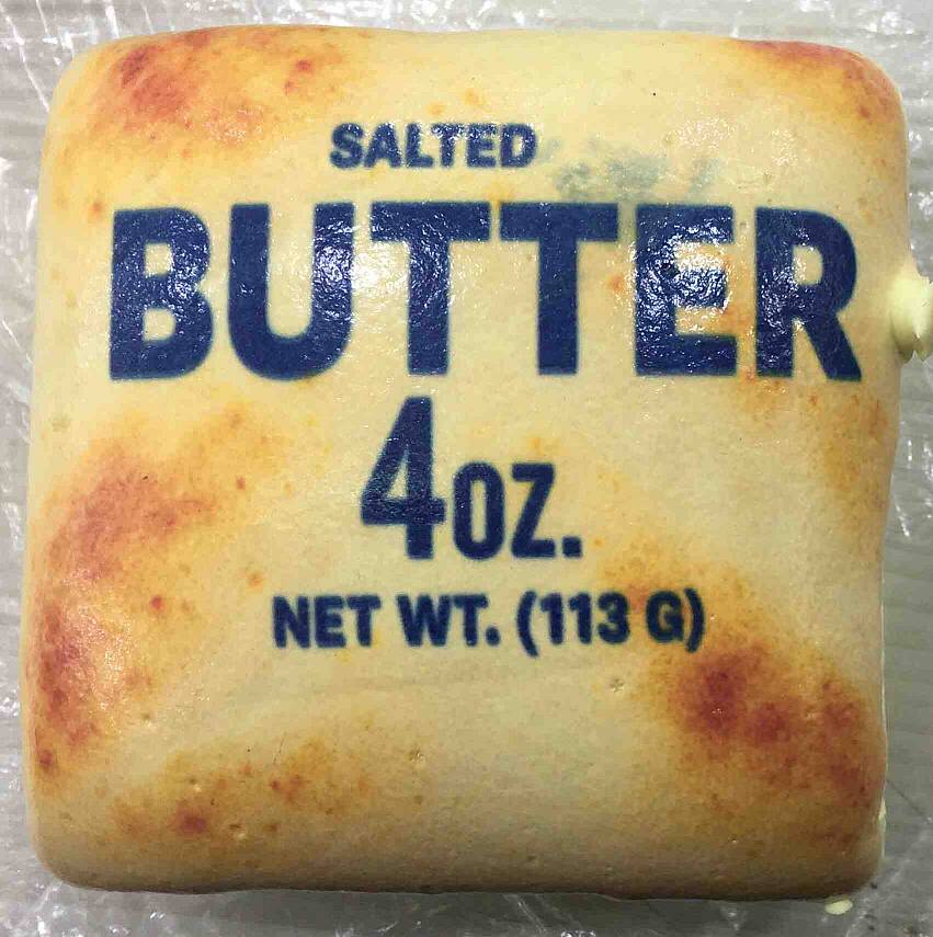 Butter Squishy Ekmek Sıkılabilir Yumuşak Oyuncak - Kare Antistres Stres Oyıncağı - 1